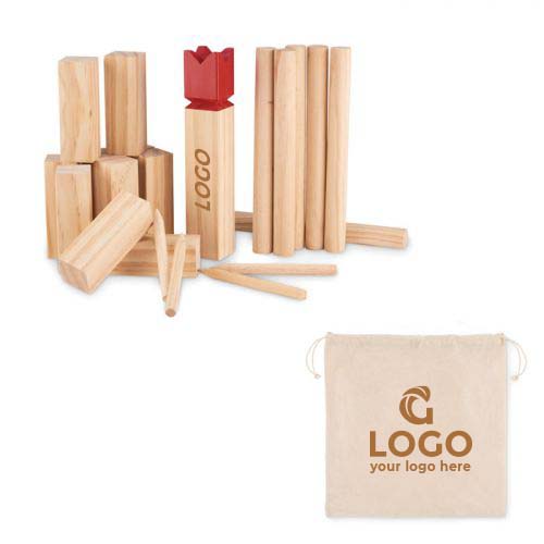 Outdoor game pine wood | Eco gift